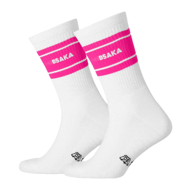 Chaussettes Osaka Duo Blanc / Rose