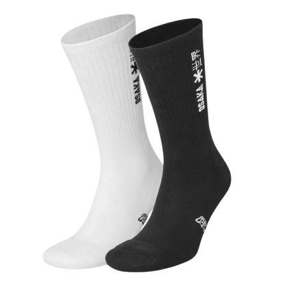 Chaussettes Osaka Duo Blanc / Noir