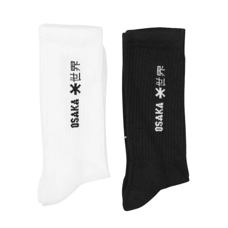 Chaussettes Osaka Duo Blanc / Noir