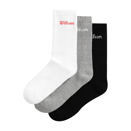 Chaussettes Wilson Crew Logo x3