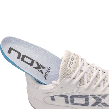 Chaussures de padel Femme Nox AT10 Lux Blanc/Gris