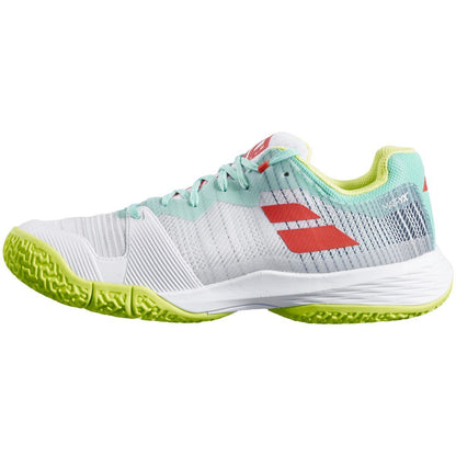 Chaussures de padel Femme Babolat Jet Ritma jaune/blanche