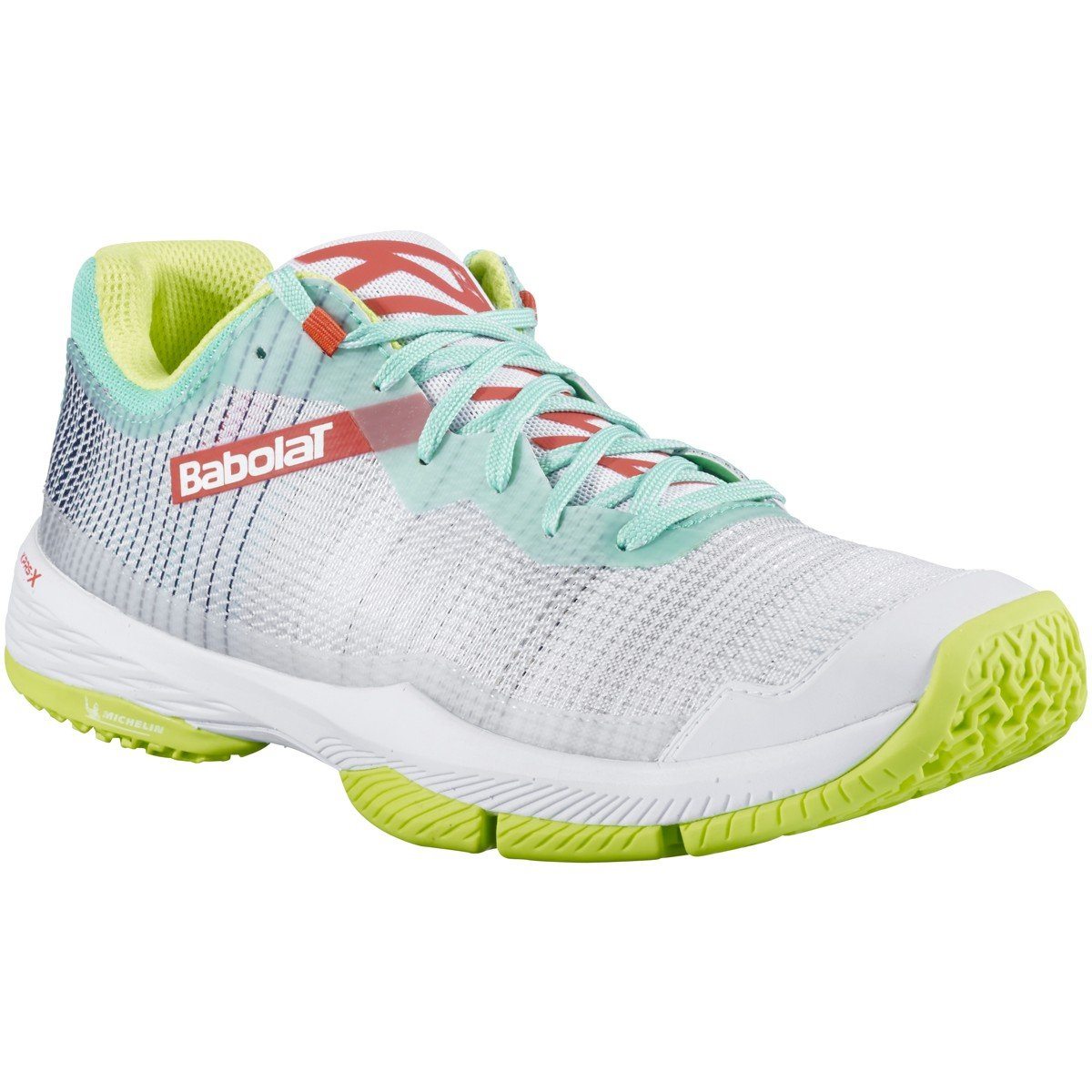 Chaussures de padel Femme Babolat Jet Ritma jaune/blanche