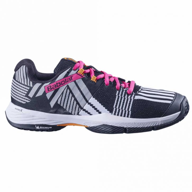 Chaussures de padel Femme Babolat Sensa Noir/Rose