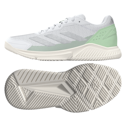 Chaussures de padel Femme Adidas Courtquick Vert/Blanc