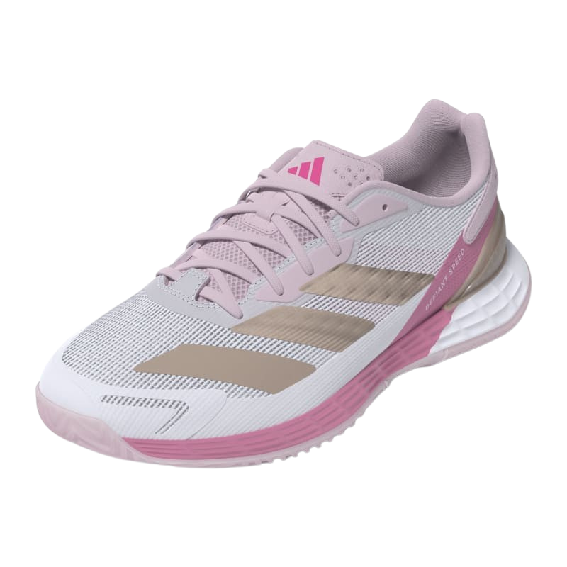 Chaussures de padel Femme Adidas Defiant Speed 2 Blanc/Rose