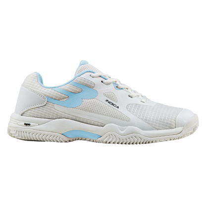 Chaussures de padel Femme Bullpadel Indiga 27V Blanc/Bleu - Esprit Padel Shop