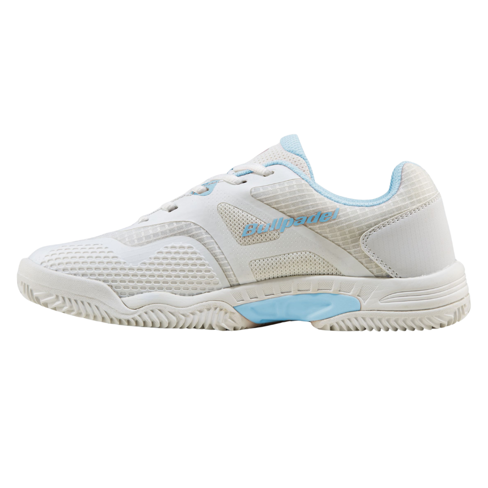 Chaussures de padel Femme Bullpadel Indiga 27V Blanc/Bleu - Esprit Padel Shop
