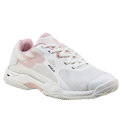Chaussures de padel Femme Bullpadel Indiga 27V Blanc/Rose - Esprit Padel Shop