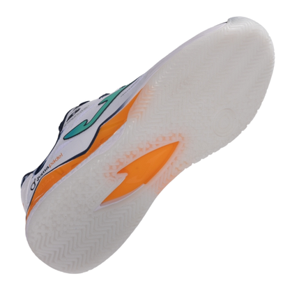 Chaussures de padel Homme Joma Spin Men 2632 Blanc/Orange
