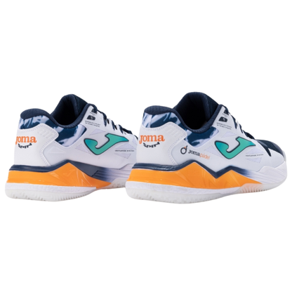 Chaussures de padel Homme Joma Spin Men 2632 Blanc/Orange