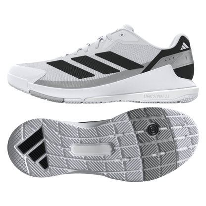 Chaussures de padel Homme Adidas Crazyquick LS Blanc/Gris