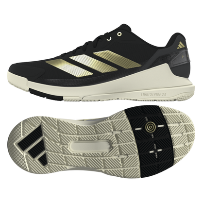 Chaussures de padel Homme Adidas Crazyquick LS Noir/Gold