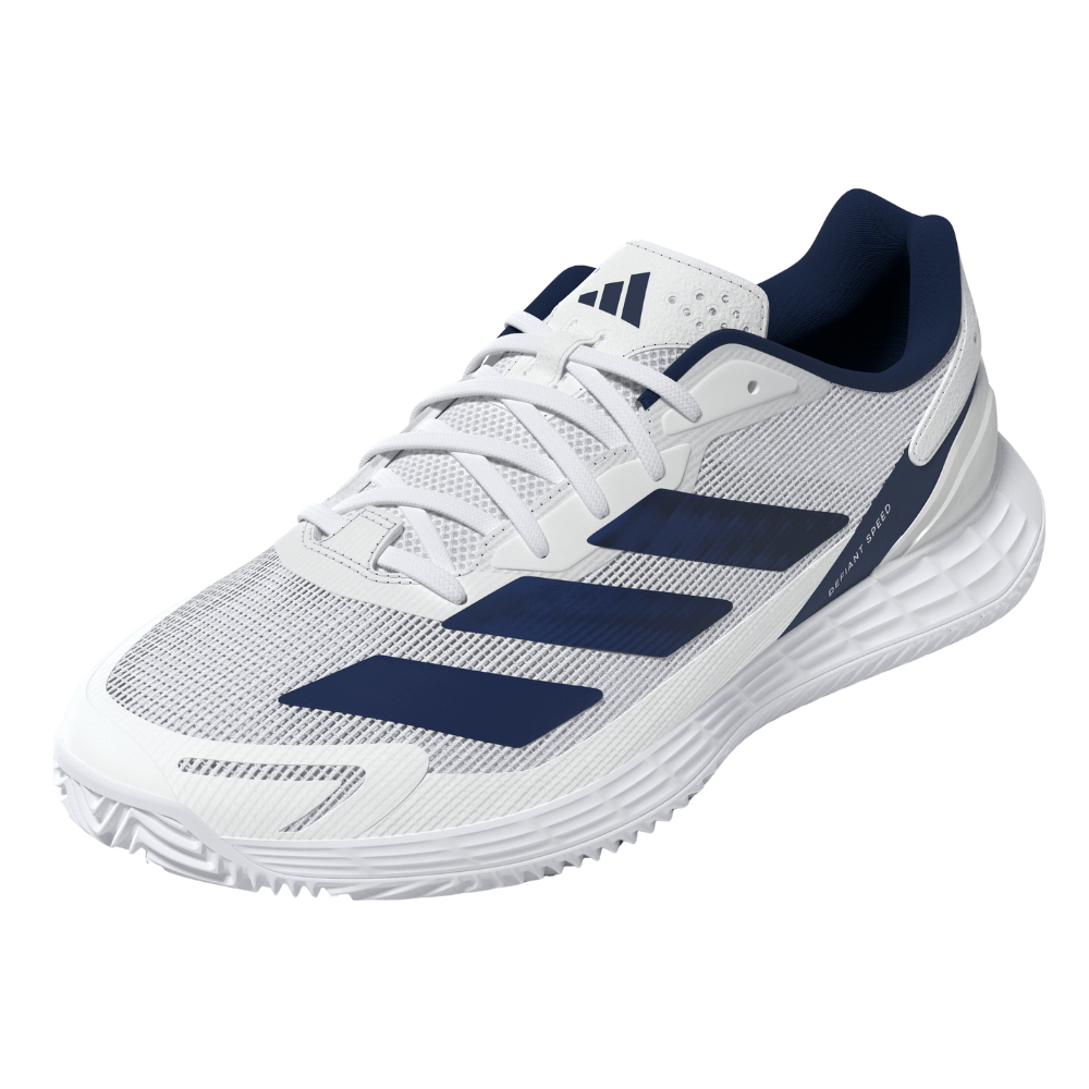 Chaussures de padel Homme Adidas Defiant Speed 2 Clay Blanc/Bleu