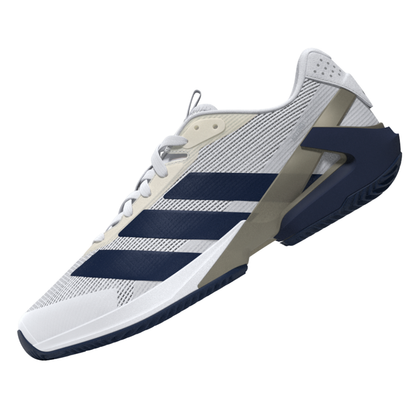 Chaussures de padel Homme Adidas Adizero Ubersonic 5 Clay Blanc/Bleu