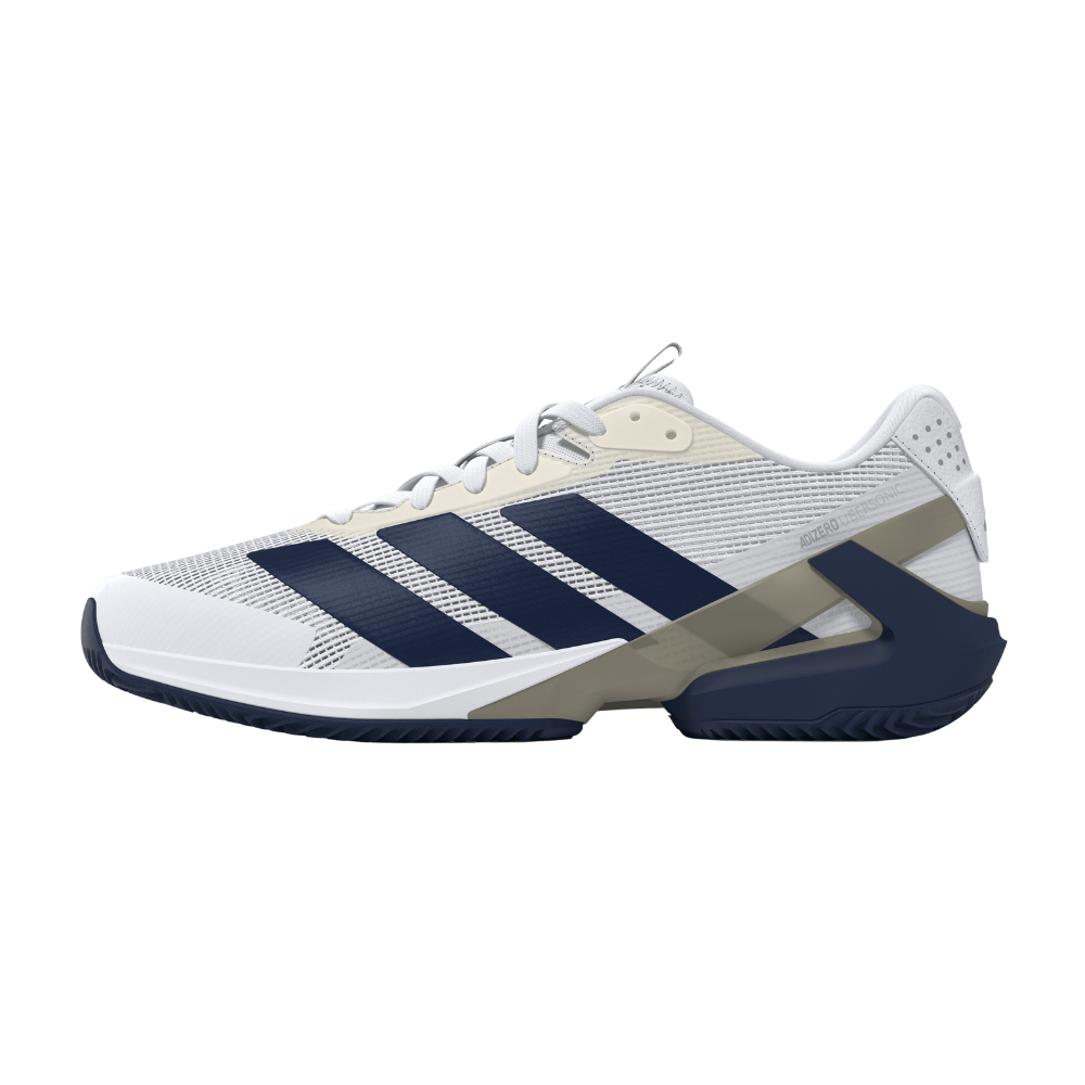 Chaussures de padel Homme Adidas Adizero Ubersonic 5 Clay Blanc/Bleu
