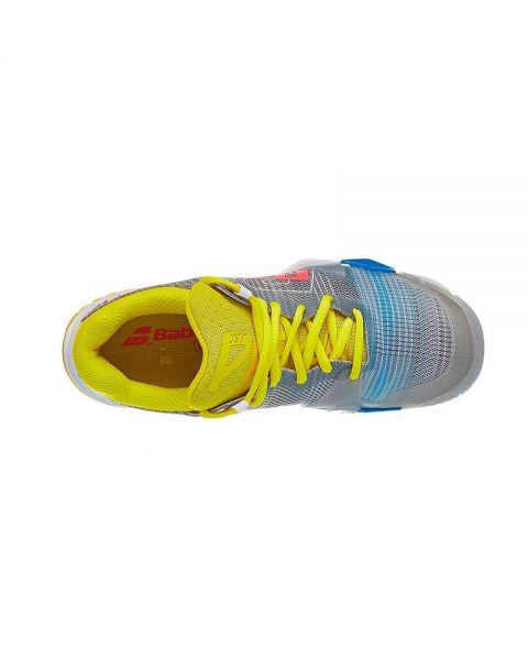Chaussures de padel Femme Babolat Jet Premura Jaune/Grise