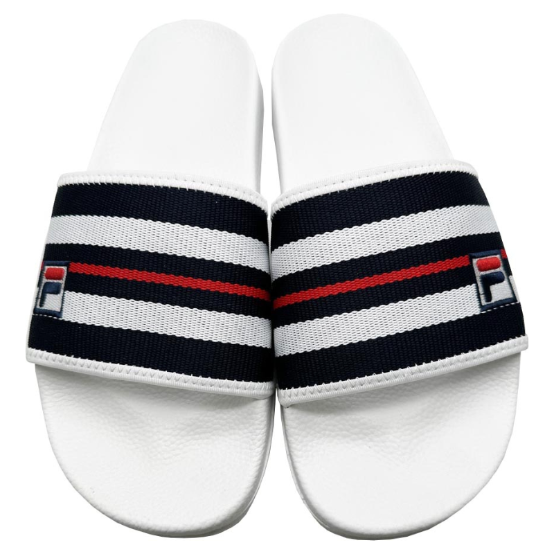 Claquettes Homme Fila Heritage Slide Blanc
