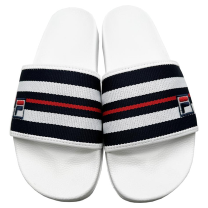 Claquettes Homme Fila Heritage Slide Blanc