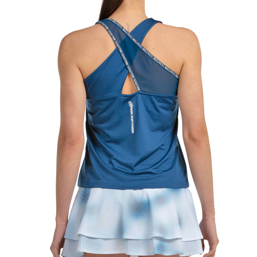 Débardeur Bullpadel Daca Bleu Marine Femme