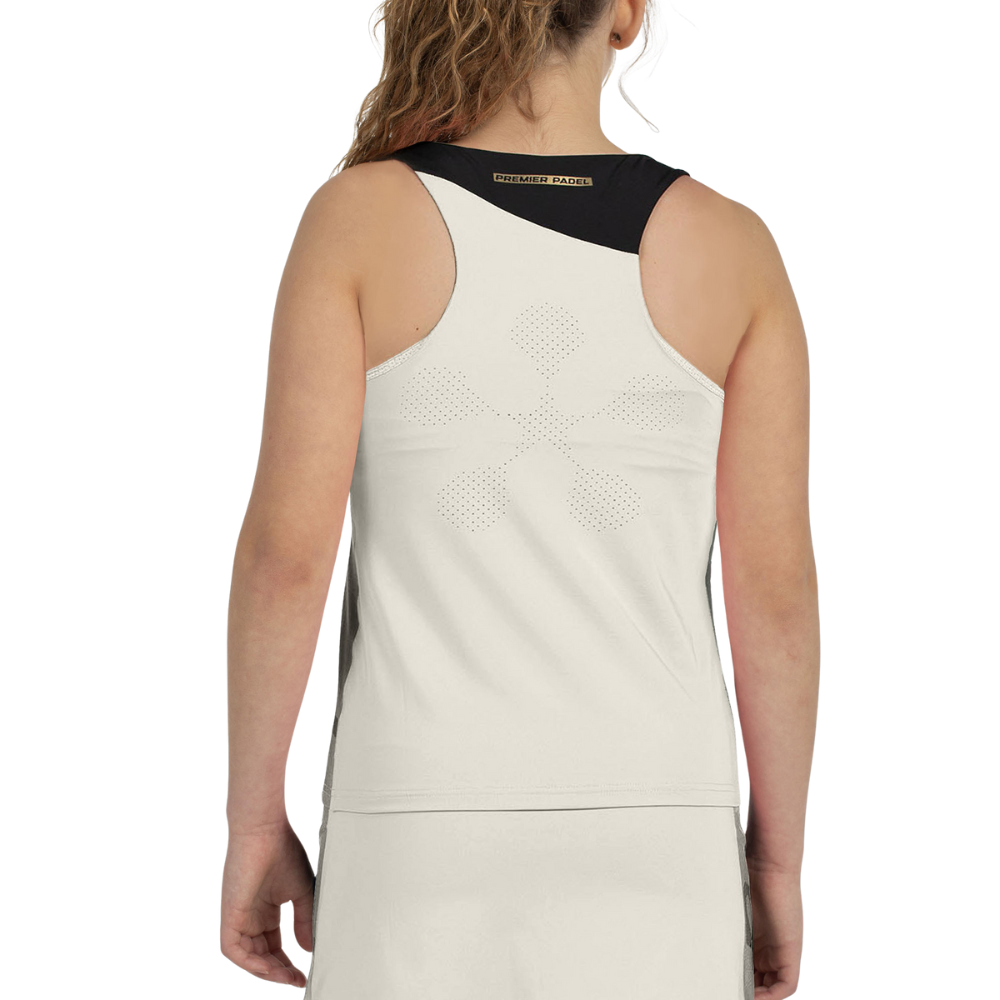 Débardeur Bullpadel Pirac Blanc Junior