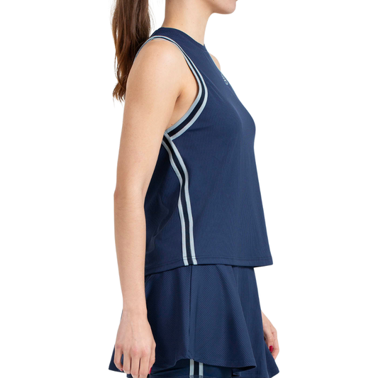Débardeur Bullpadel Talava Bleu Marine Femme