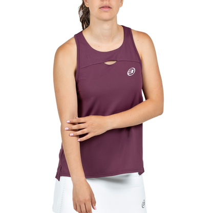 Débardeur Bullpadel Olene Rouge Femme - Esprit Padel Shop