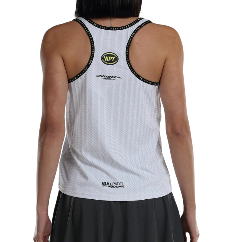 Débardeur Bullpadel Lugar Blanc Femme