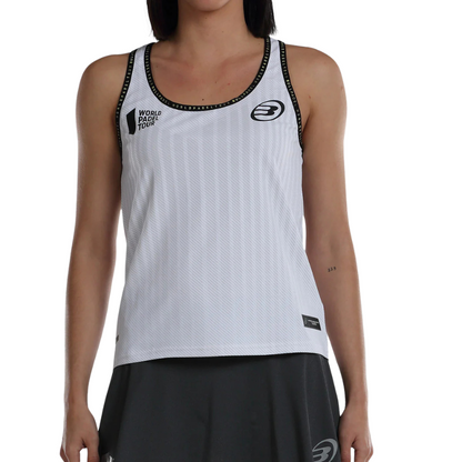 Débardeur Bullpadel Lugar Blanc Femme