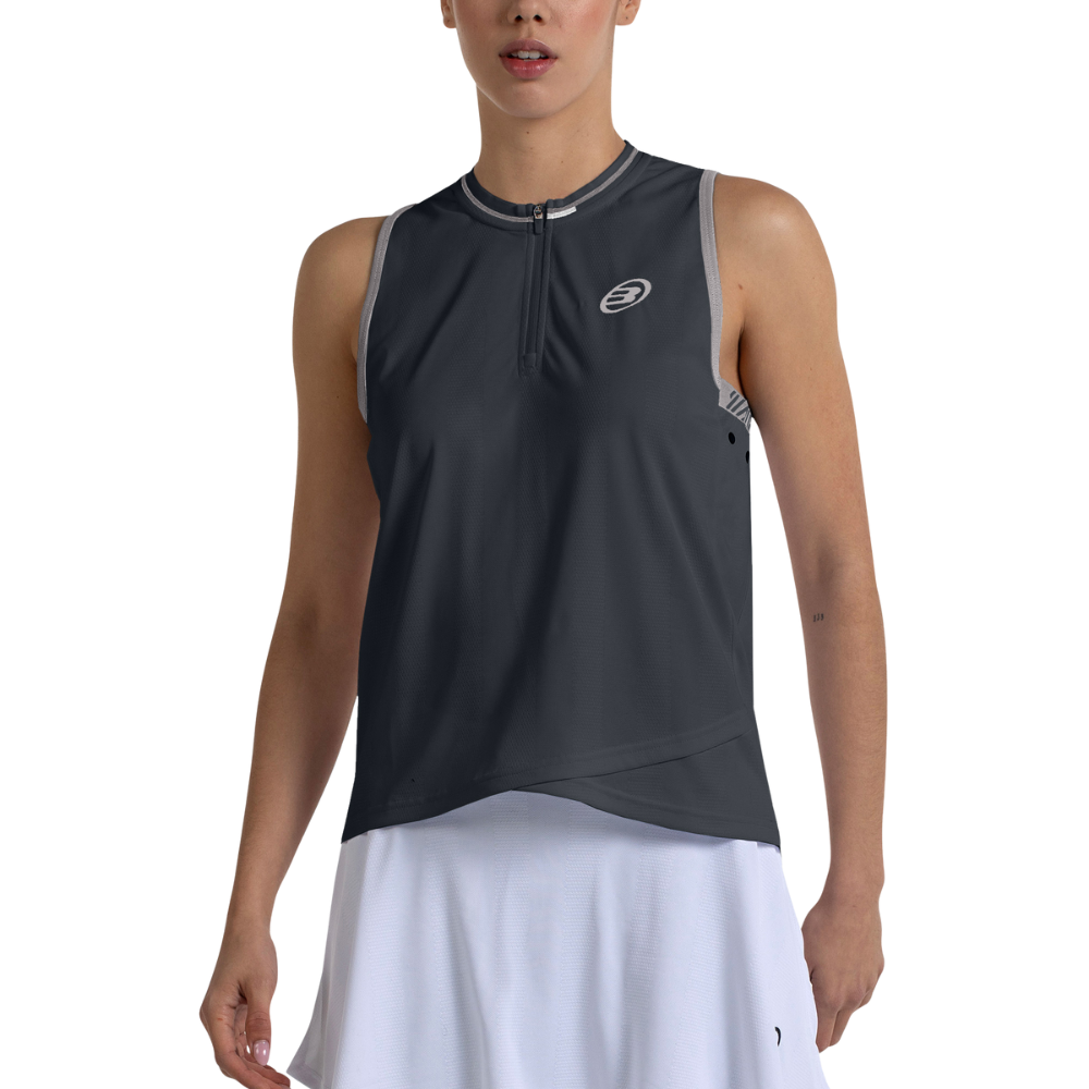 Débardeur Bullpadel Taila Noir Femme