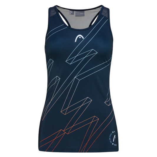 Débardeur Head Play Tech Tank Bleu Femme