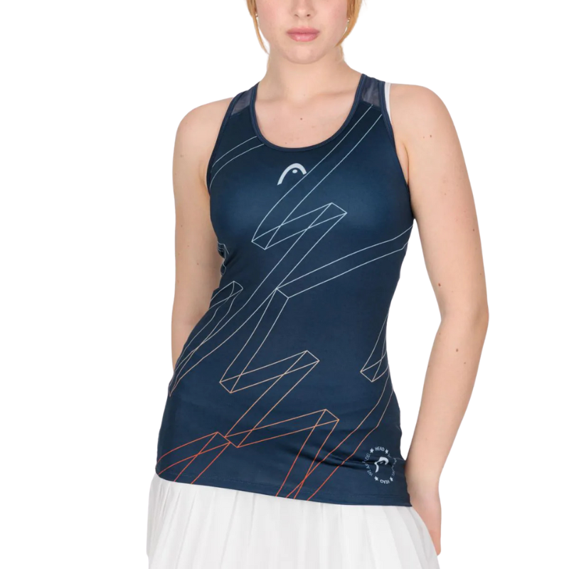 Débardeur Head Play Tech Tank Bleu Femme