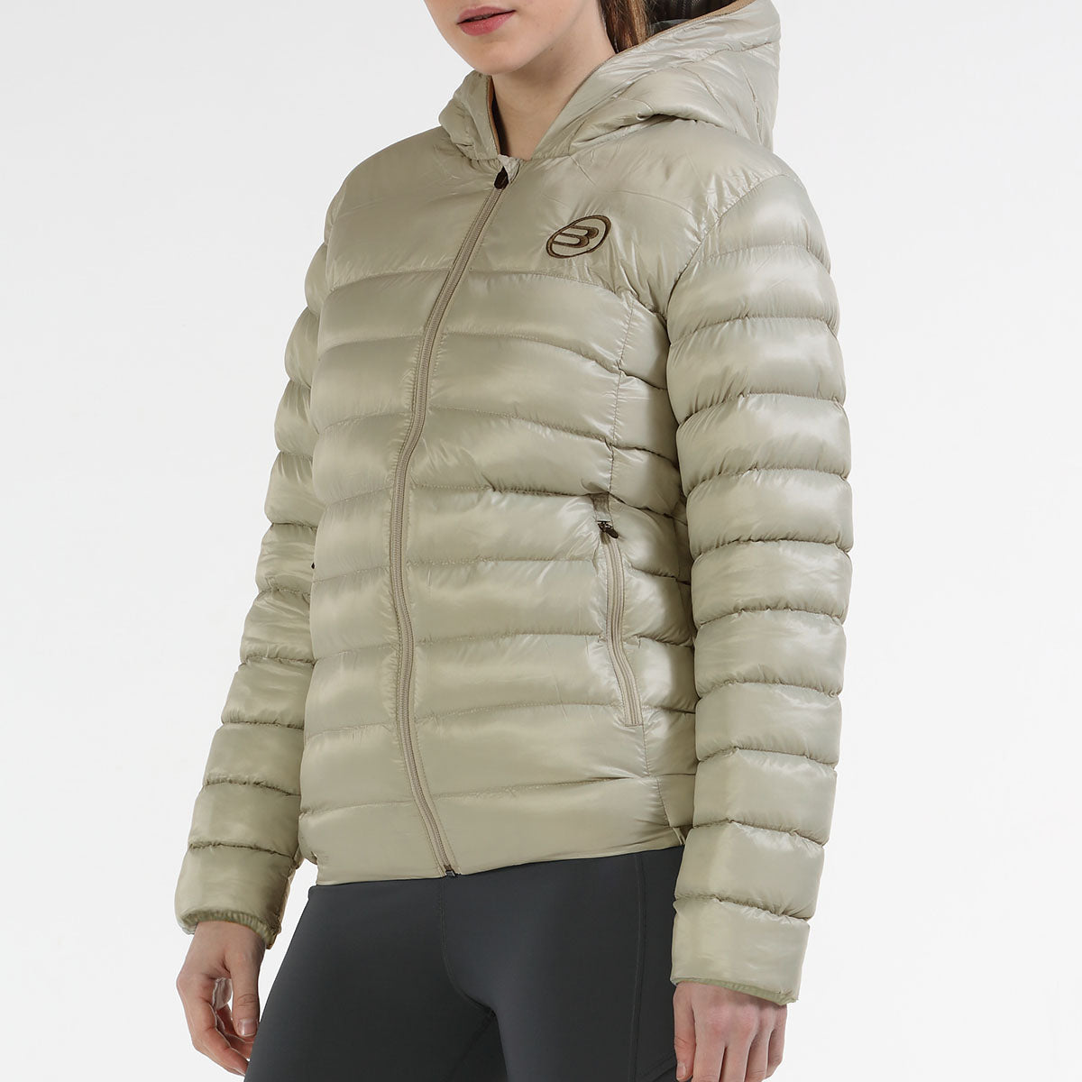 Doudoune Bullpadel Abece Beige Femme