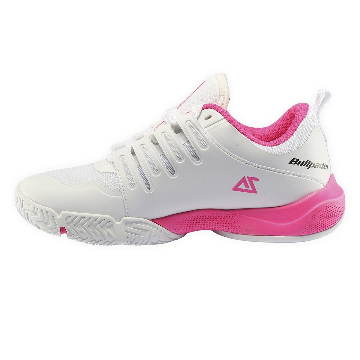 Chaussures de padel Femme Bullpadel Flow Hybrid Fly 2021 Blanc et rose