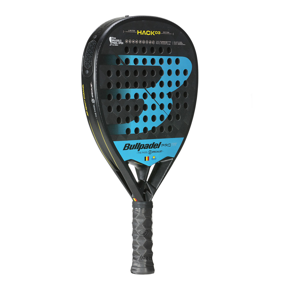 Raquette de Padel Bullpadel Hack 03 LTD WPT Belgium
