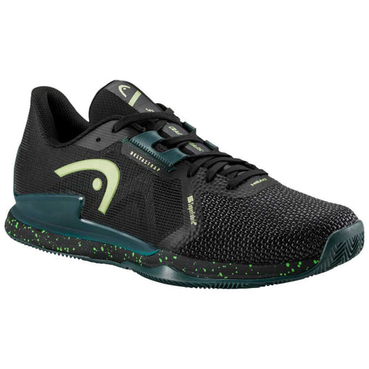 Chaussures de padel Homme Head Sprint Pro 3.5 Clay Noir/Vert