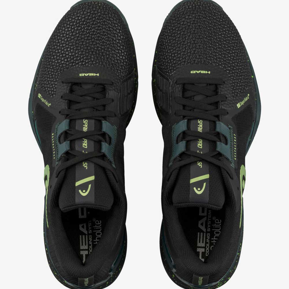 Chaussures de padel Homme Head Sprint Pro 3.5 Clay Noir/Vert