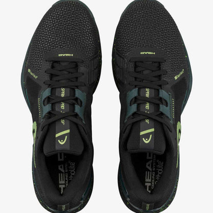Chaussures de padel Homme Head Sprint Pro 3.5 Clay Noir/Vert