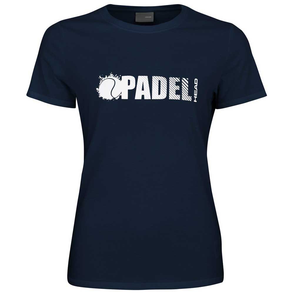 T-shirt Head Padel Font Bleu Femme