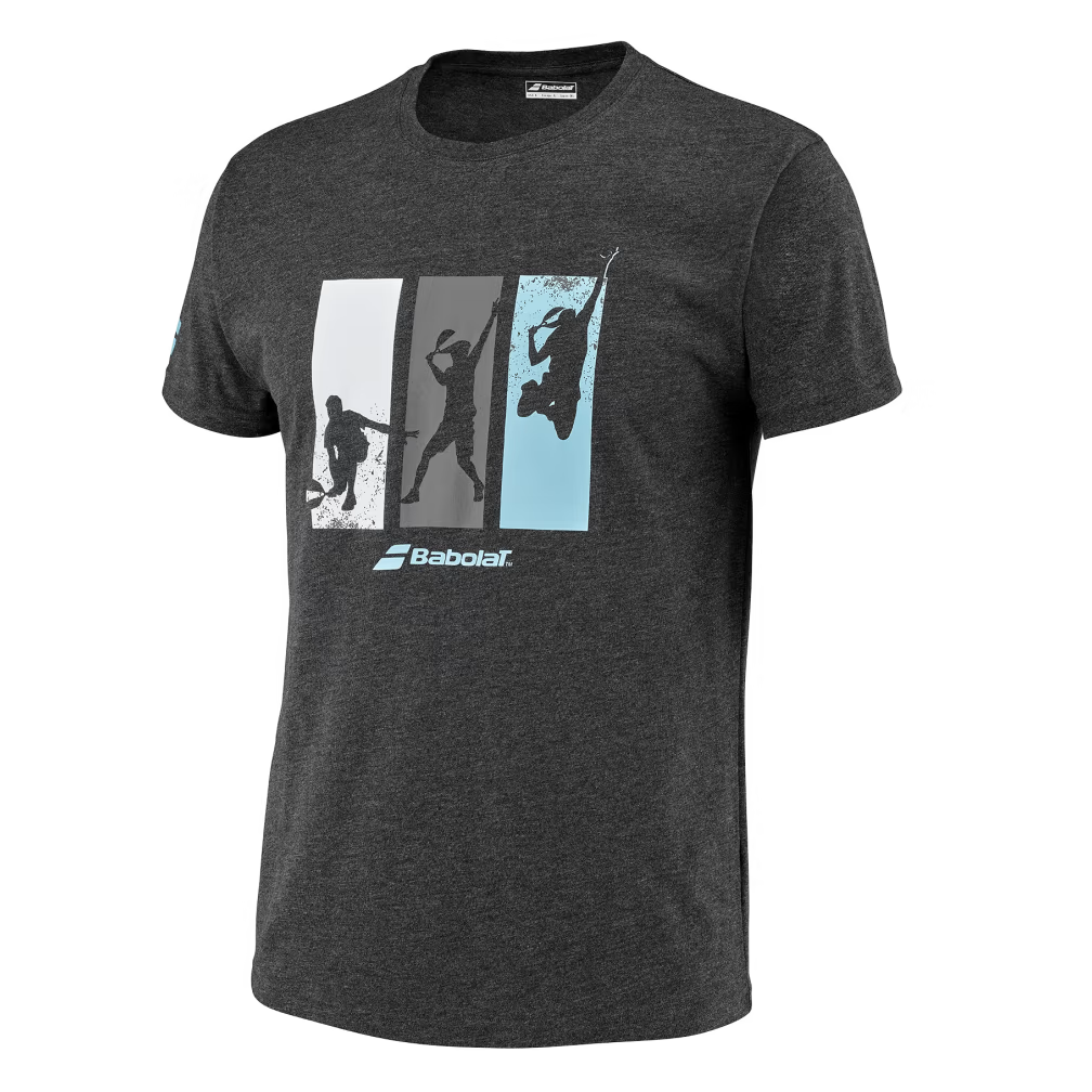 T-shirt Babolat Coton Tee Noir 2023