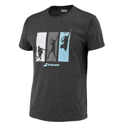 T-shirt Babolat Coton Tee Noir 2023