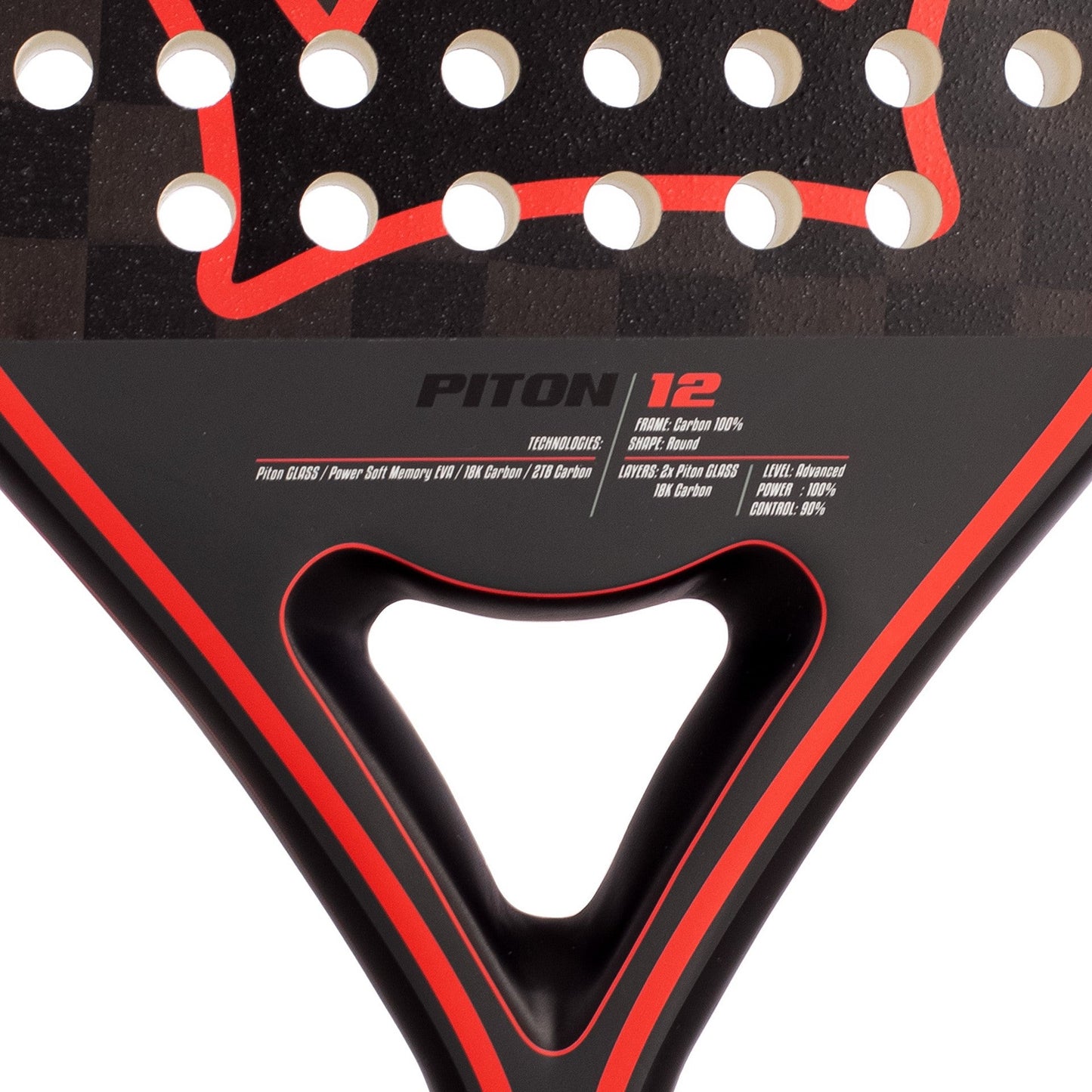 Raquette de padel Black Crown Piton 12