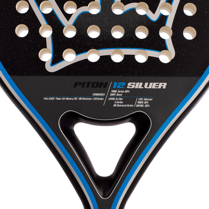 Raquette de padel Black Crown Piton 12 Silver