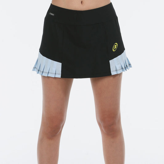 Jupe de padel Bullpadel Elixi Noir Femme