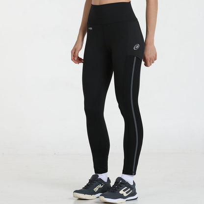 Legging Bullpadel Rojal Noir Femme