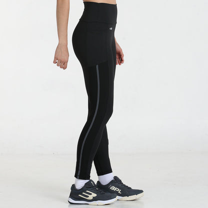 Legging Bullpadel Rojal Noir Femme