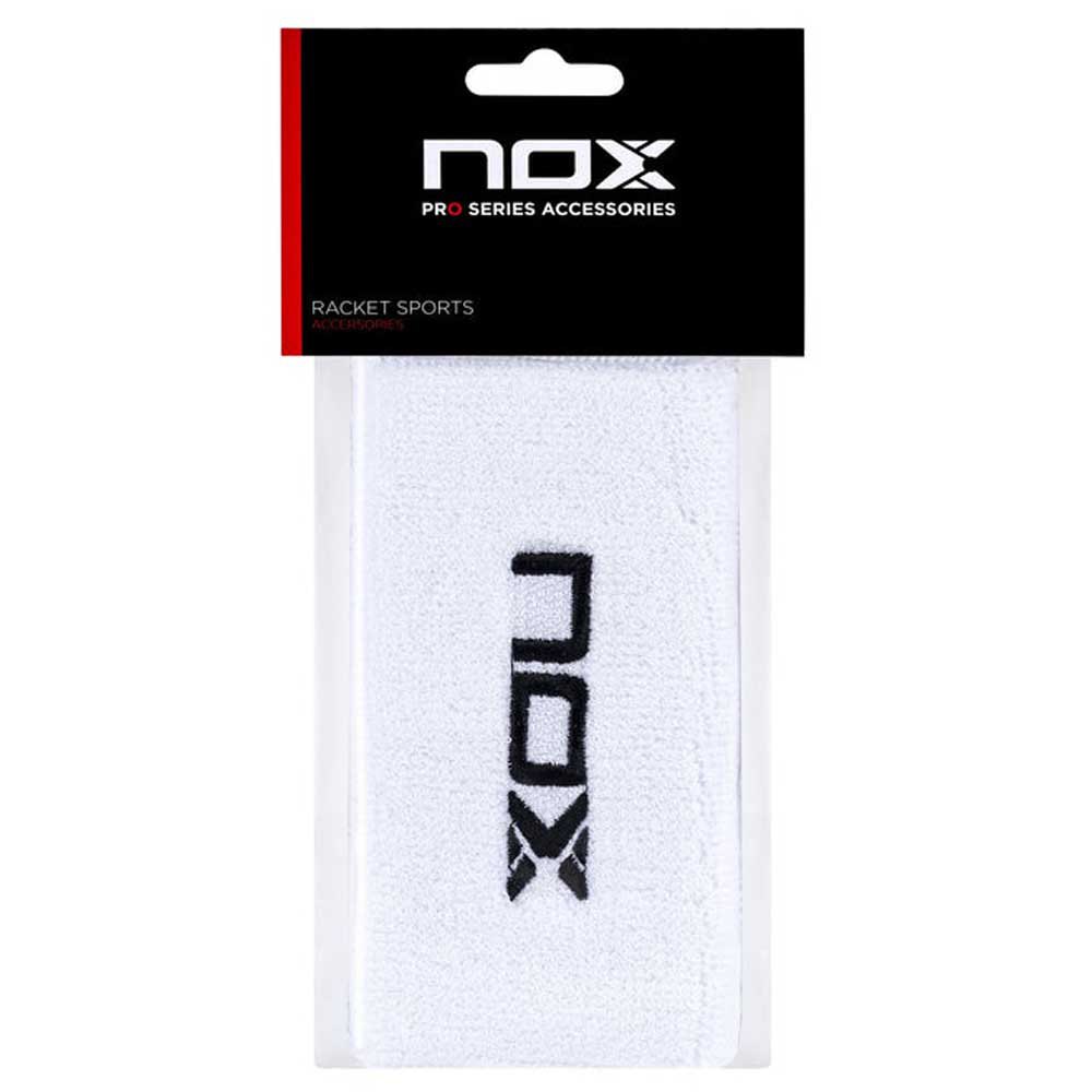 Poignets Éponge longs Nox Pro Series Blanc x2