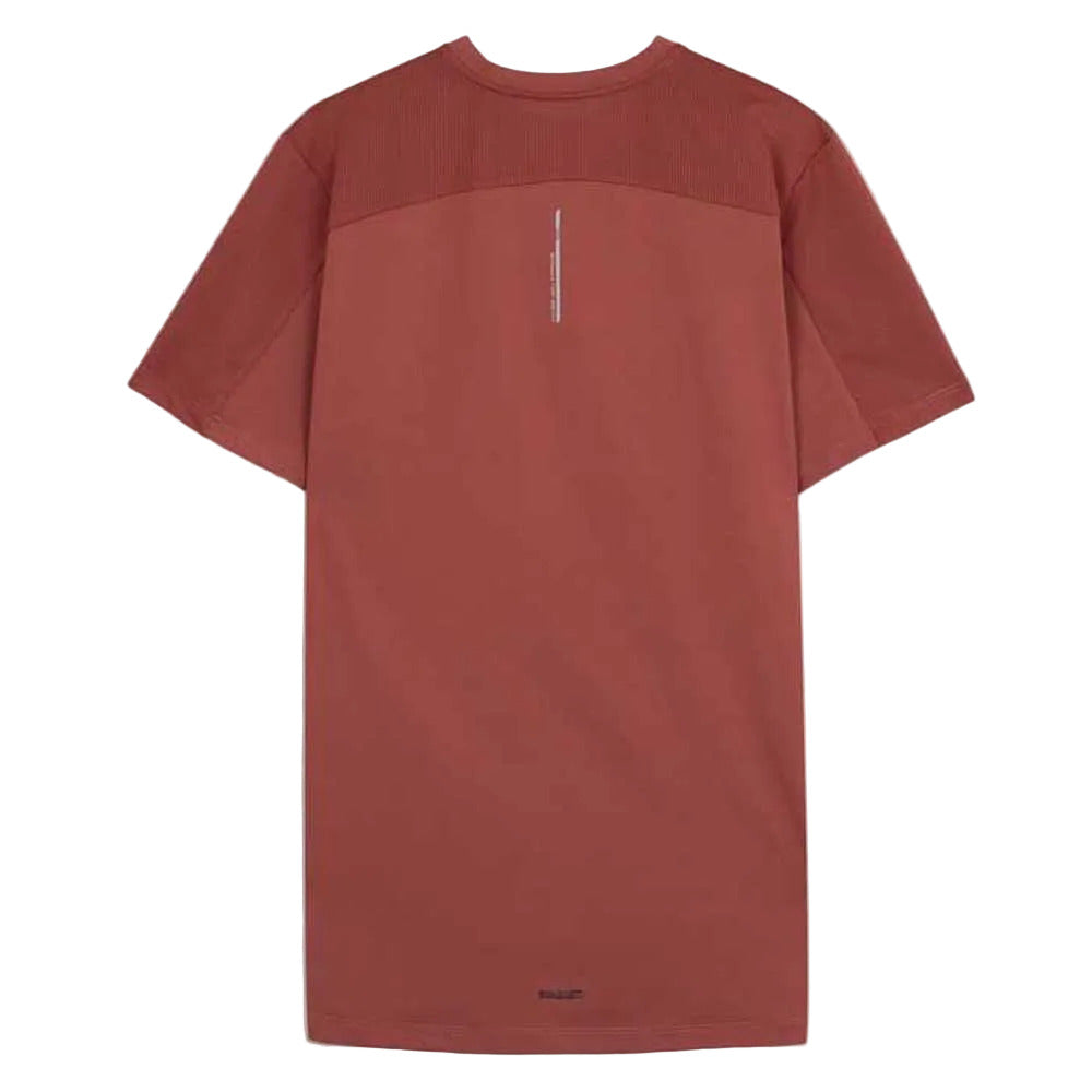 T-shirt Nox Pro regular marron seul dos - Esproit Padel Shop