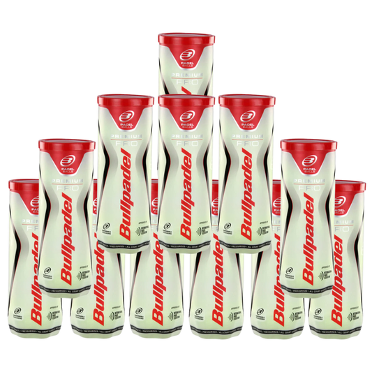 Pack de 12 tubes de balles Bullpadel Premium Pro