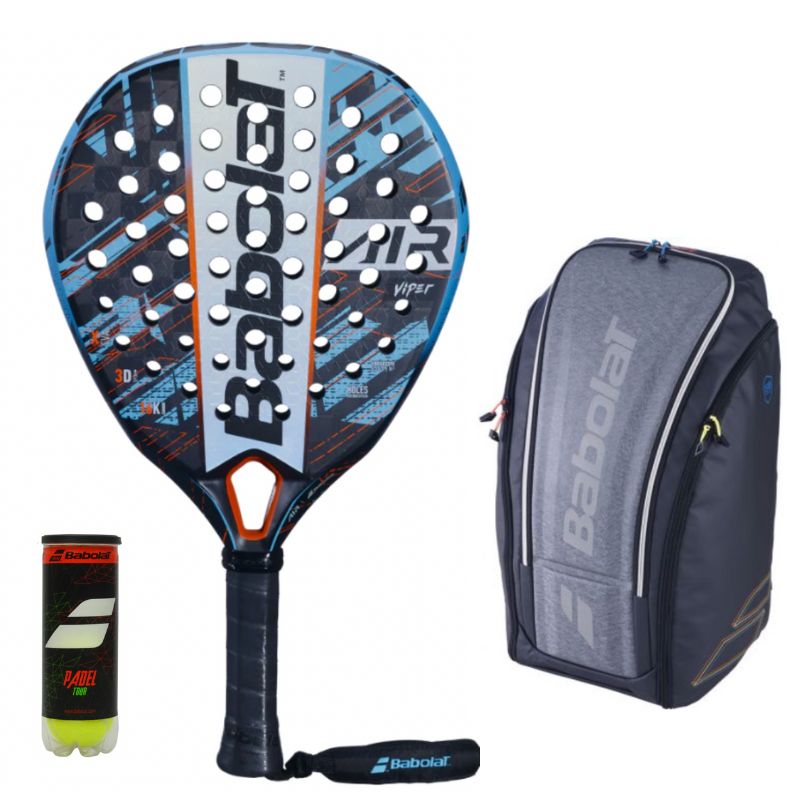 Pack Homme d'une raquette Babolat Air Viper 2023 & d'un sac Babolat RH Perf Noir